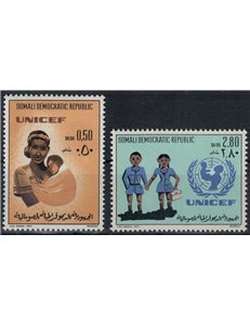 SOMALIA 1972 UNICEF Anniversary 2v MNH**