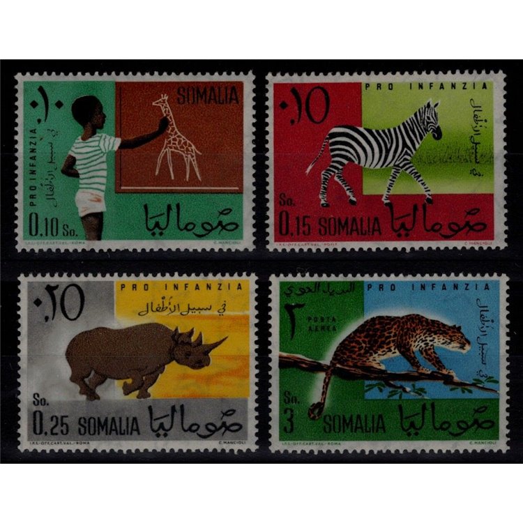 SOMALIA 1960 Pro childhood 4v MNH**