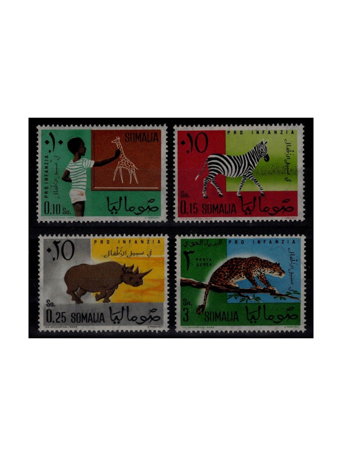 SOMALIA 1960 Pro infanzia 4v MNH**