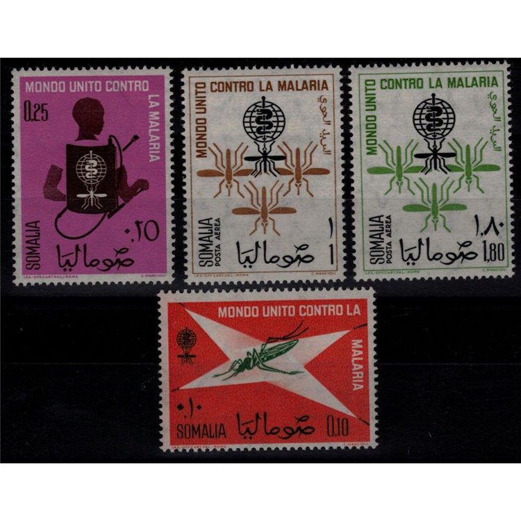 SOMALIA 1962 Eradication of malaria 4v MNH**