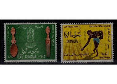 SOMALIA 1963 Fight against hunger 2v MNH**