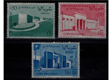 SOMALIA 1963 Somali Fair 3v MNH**