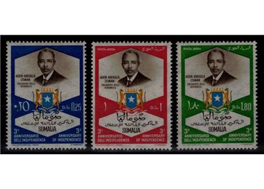 SOMALIA 1963 Indipendenza 3v MNH**