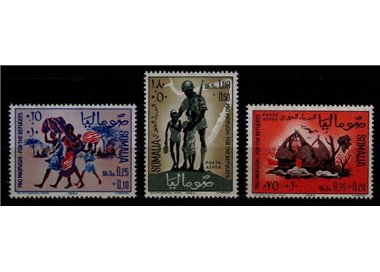 SOMALIA 1964 Pro Profughi 3v MNH**