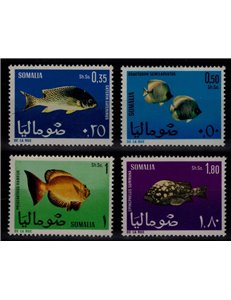 SOMALIA 1967 Pesci tropicali 4v MNH**