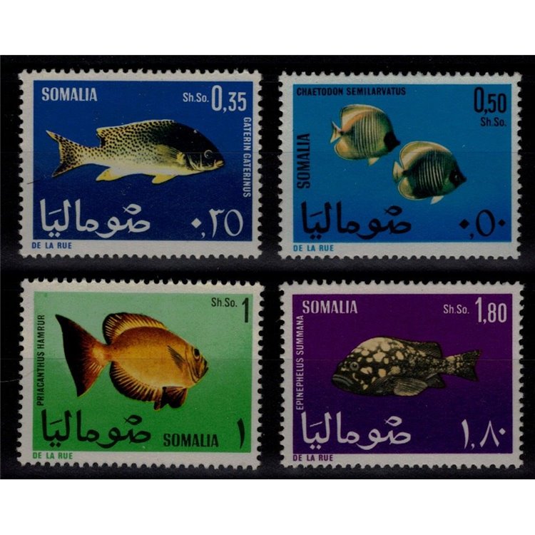 SOMALIA 1967 Tropical fish 4v MNH**