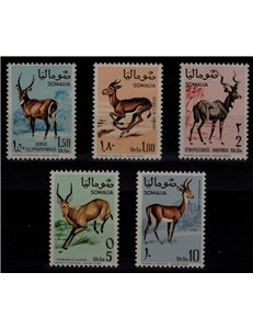 SOMALIA 1968 Animali da caccia 5v MNH**