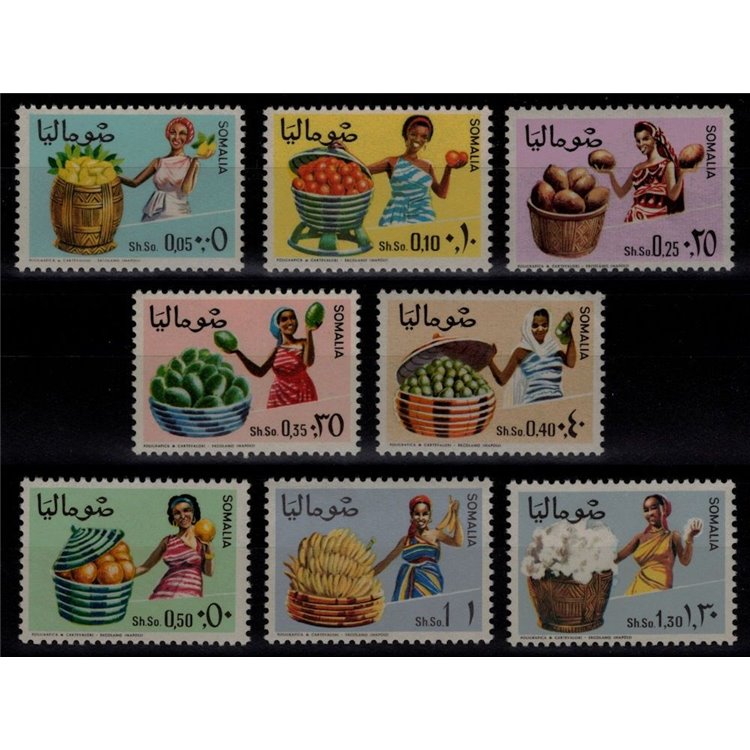 SOMALIA 1968 Prodotti dell'agricoltura 8v MNH**