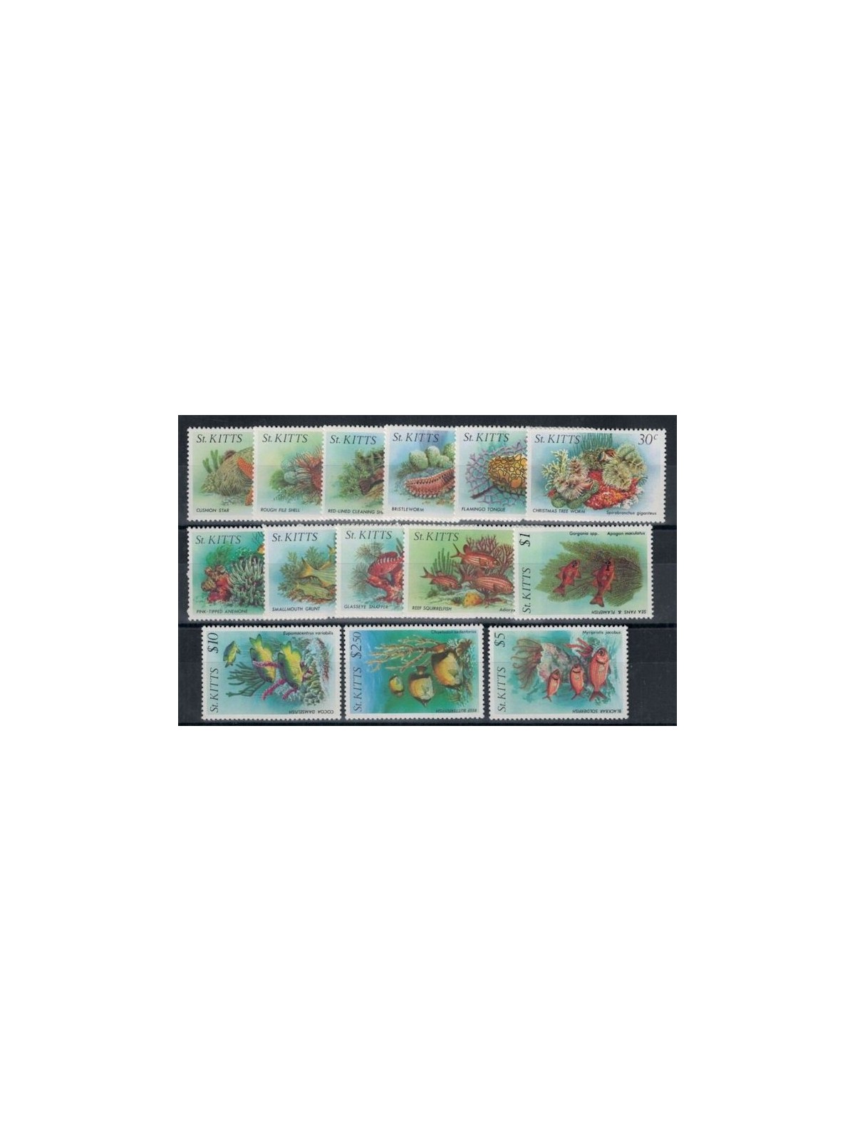 ST. KITTS 1984 Vita Marina 14v MNH**
