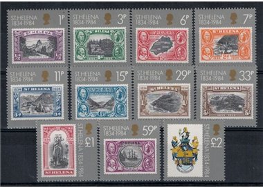 ST. HELENA 1984 150th anniversary of colonisation - Colony 150th anniversary 11 v