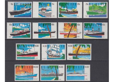 ST. KITTS 1990 Navi - Ships 14v MNH**
