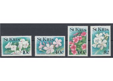 ST. KITTS 1991 Fiori - Flowers 4v MNH**
