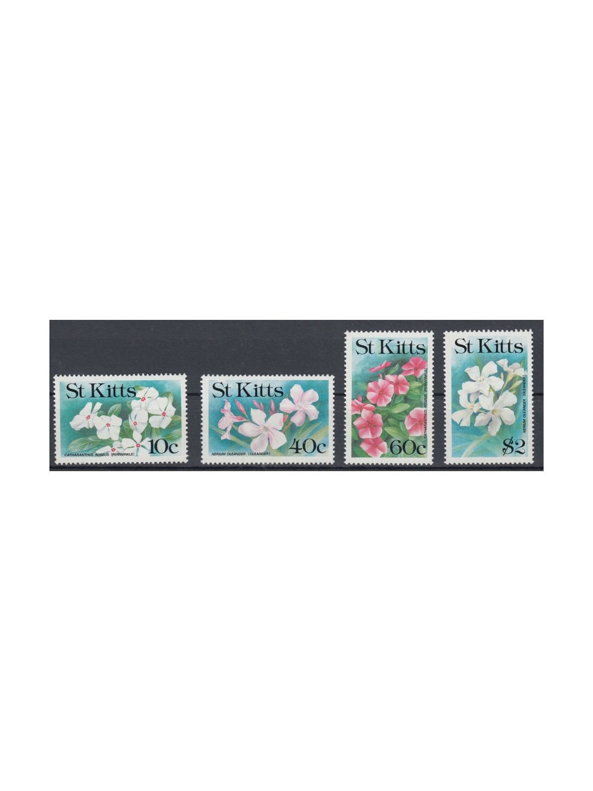 ST. KITTS 1991 Fiori - Flowers 4v MNH**