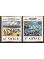 ST. KITTS 1992 Christopher Columbus - Discovery of America 2v MNH**