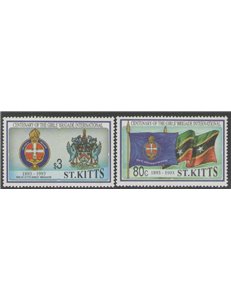ST. KITTS 1993 Girls Brigade International 2v MNH**
