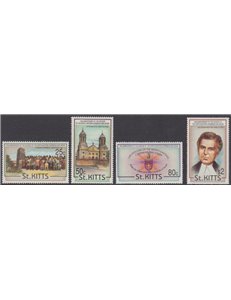 ST. KITTS 1993 Diocesi dei Caraibi - Anglican church 4v MNH**