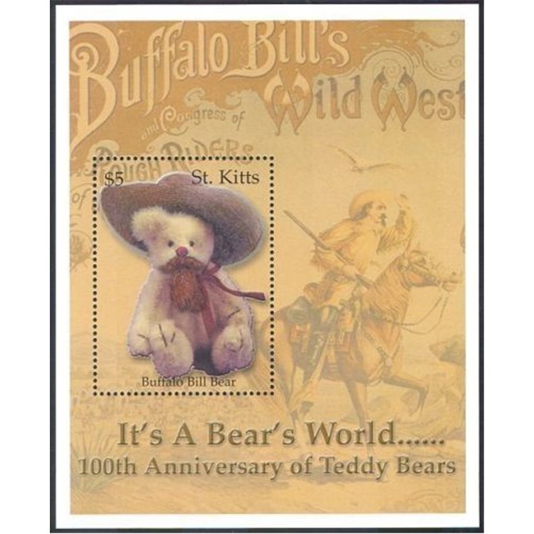 ST. KITTS 2003 Teddy bear - Teddy bears 1 s/s MNH**