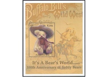 ST. KITTS 2003 Orso di peluche - Teddy bears 1 BF MNH**
