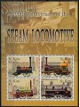 ST. KITTS 2004 Locomotives, 4v trains MNH**