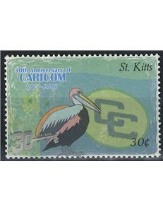 ST. KITTS 2003 Caricom 1v MNH**