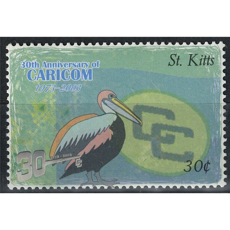 ST. KITTS 2003 Caricom 1v MNH**