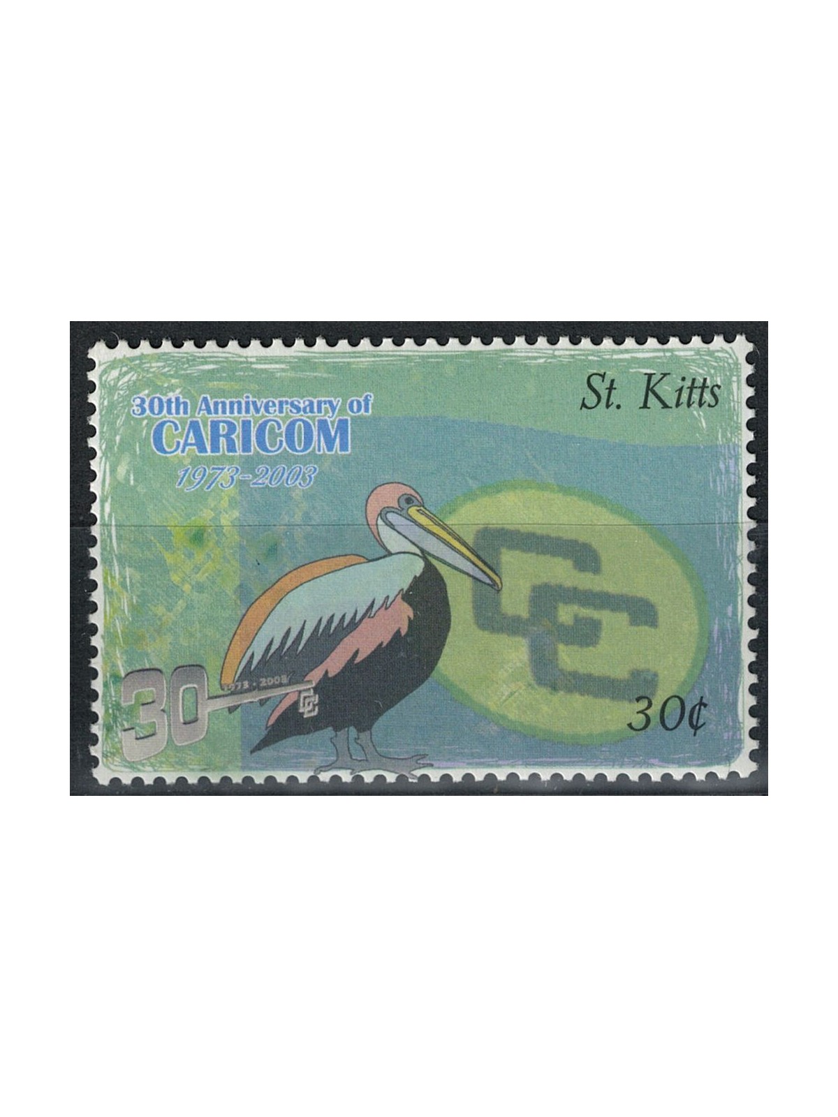 ST. KITTS 2003 Caricom 1v MNH**