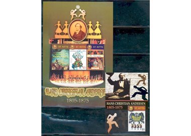 ST. KITTS 2005 Hans Christian Andersen 3v + 1 s/s MNH**