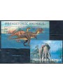 ST. KITTS 2005 Prehistoric Animals II 3v + 1 s/s MNH**