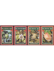 ST. KITTS 2002 Christmas 4v MNH**