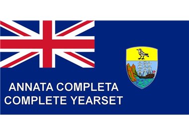 ST. HELENA 1985 Annata Completa - Complete Yearset 17v + 1 BF MNH**