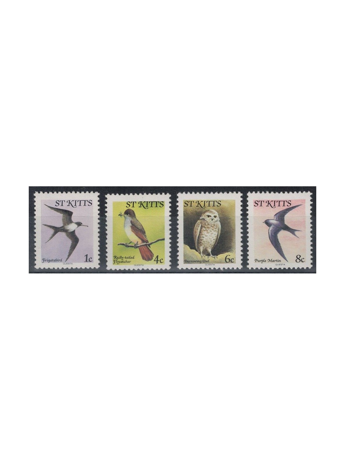 ST. KITTS 1981 Ordinary series, birds (II) 4v MNH**