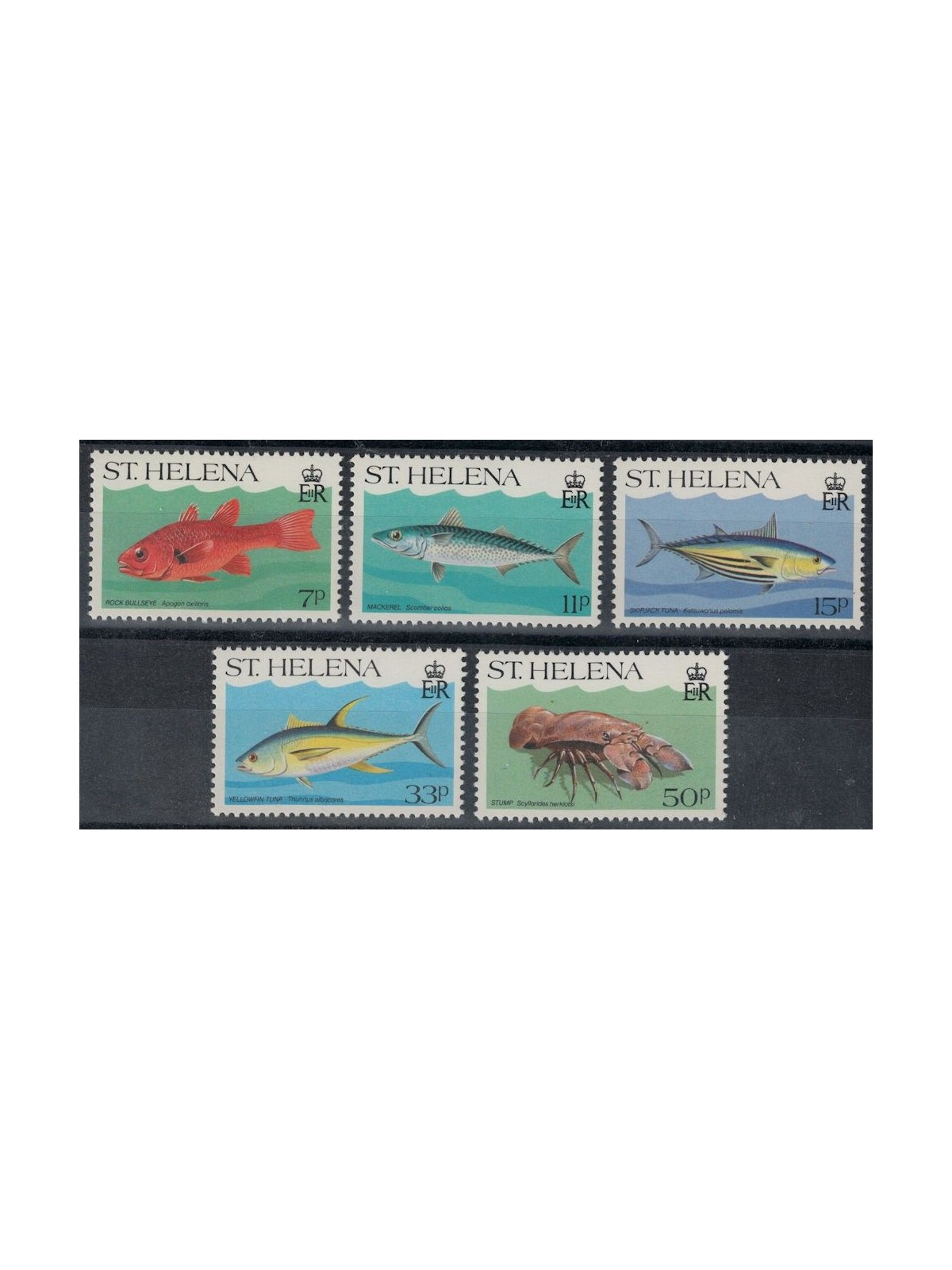 ST. HELENA 1985 Fauna marina, pesci 5v MNH**