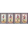ST. KITTS 1981 Military Uniforms 4v MNH**