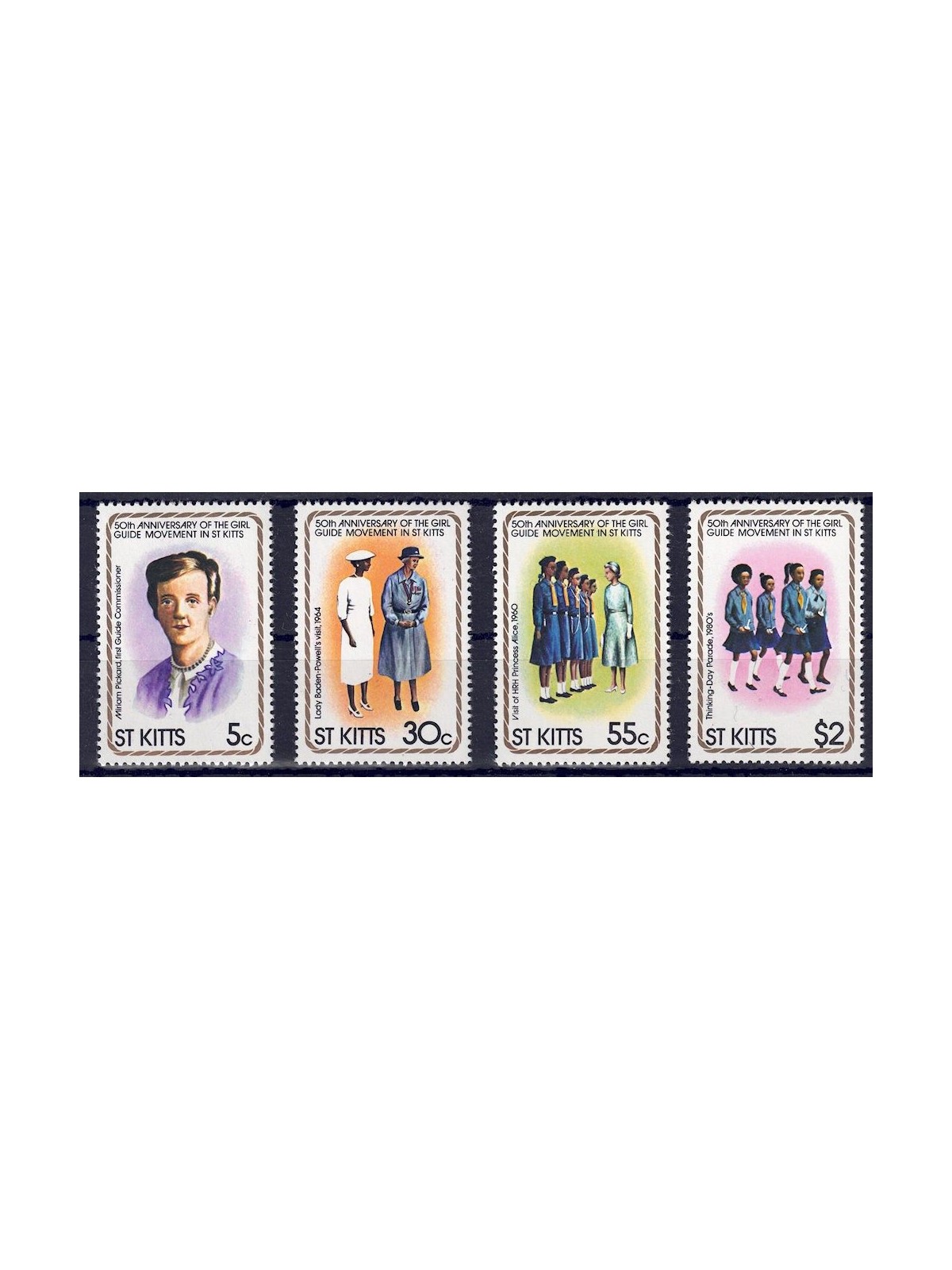 ST. KITTS 1981 Guidismo 4v MNH**