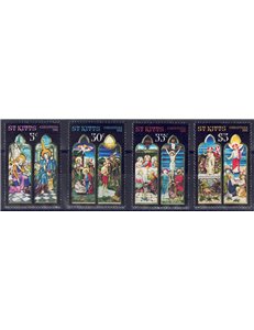 ST. KITTS 1981 Christmas 4v MNH**