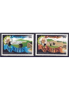 ST. KITTS 1982 Brimstone Hill 2v MNH**