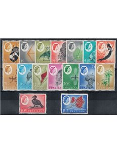 SWAZILAND 1962 Ordinary series 16v MNH**
