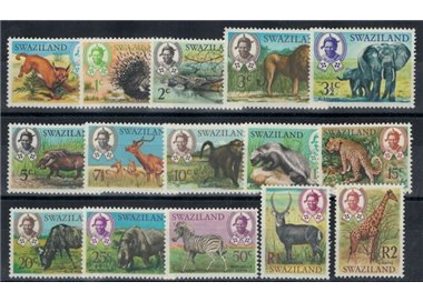 SWAZILAND 1969 Fauna, animals 15v MNH**