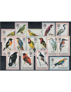 SWAZILAND 1976 Fauna, uccelli 15v MNH**