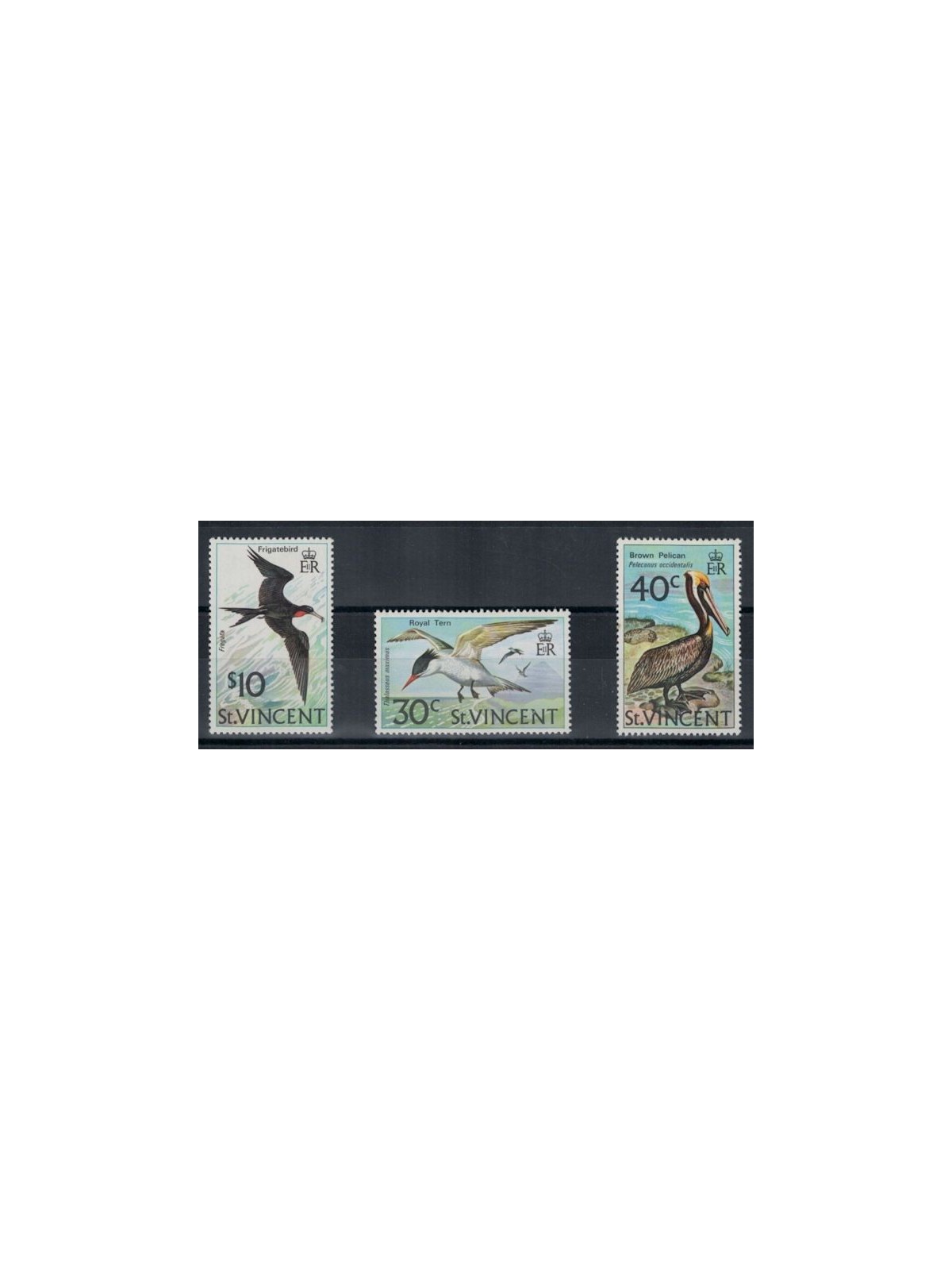 ST. VINCENT 1974 Definitives, birds 3v MNH**
