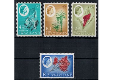 SWAZILAND 1962 Flowers 4 v