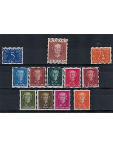 SURINAME 1950 Ordinary series 12v MNH**
