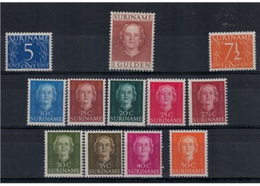 SURINAME 1950 Ordinary series 12v MNH**