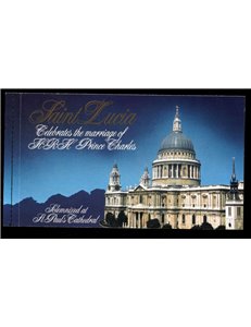 ST. LUCIA 1981 Charles and Diana, Royal Wedding booklet MNH**