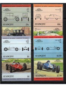 ST. VINCENT 1985 Cars - Automobiles 4th Series 4x2v MNH**