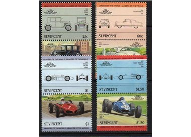 ST. VINCENT 1985 Cars - Automobiles 4th Series 4x2v MNH**