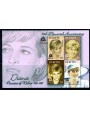 ST. KITTS 2007 Death of Diana anniversary 4v in foglietto MNH**
