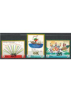 ST. KITTS 2008 Silver Jubilee of Independence 3v MNH**