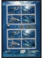 ST. KITTS 2007 Tiger Sharks 1 minifoglio di 8v MNH**