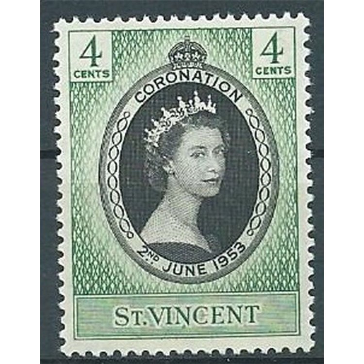 ST. VINCENT 1953 Coronation 1v MNH**